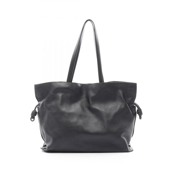 Loewe Handbags - Loewe Flamenco Clutch XL Shoulder Bag Leather Black